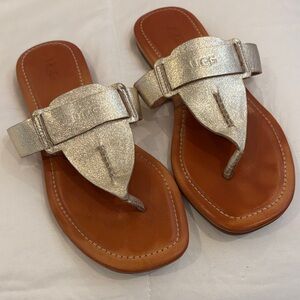 Ugg Gold thong sandals 7